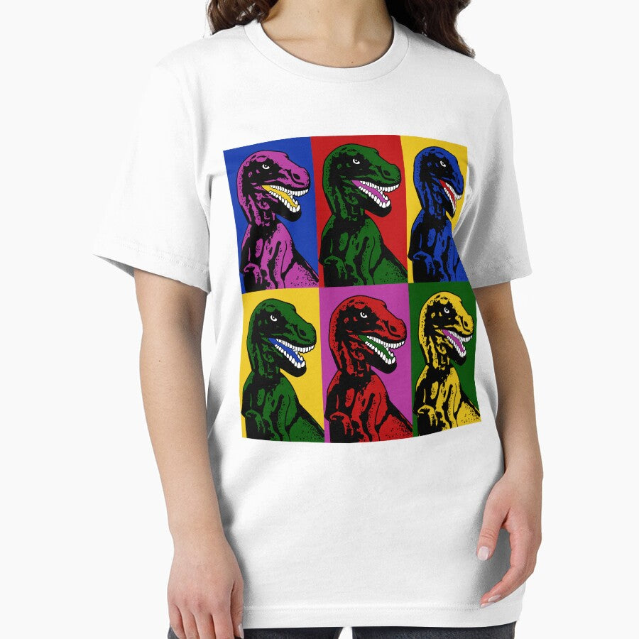 Dinosaur Pop Art by Michael Brian T-Shirts, Hoodie, Sweatshirt | BlankRebels.com (Image 2)