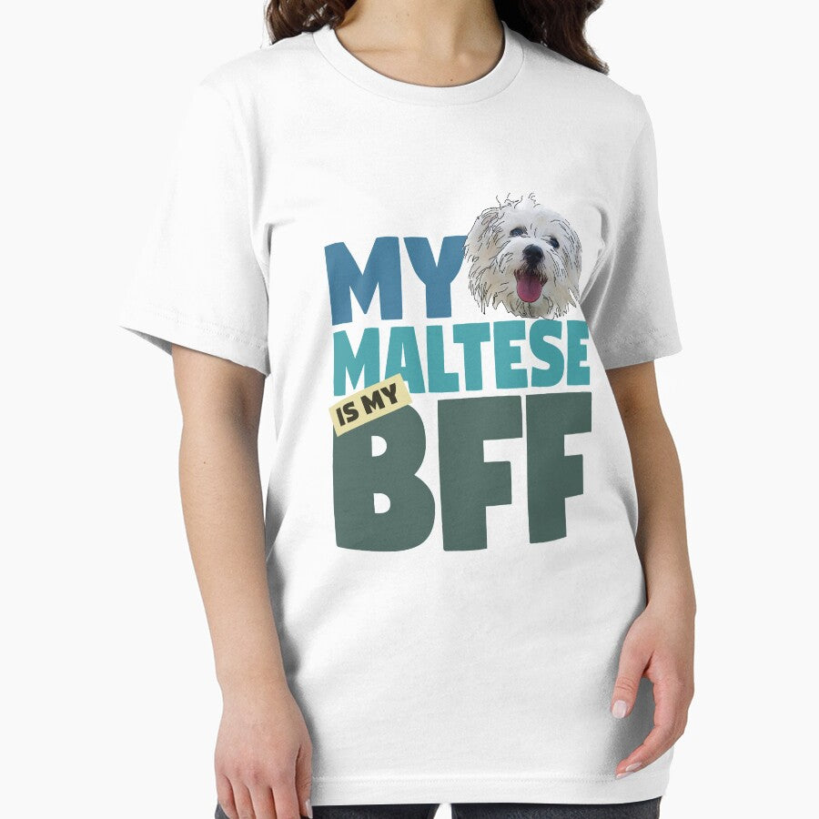 Maltese BFF Dog Best Friend by SunnyStreet T-Shirts, Hoodie, Sweatshirt | BlankRebels.com (Image 2)