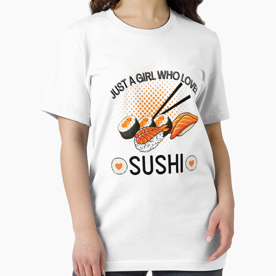 just a girl who loves sushi, funny saying by ikramart11 T-Shirts, Hoodie, Sweatshirt | BlankRebels.com (Image 2)