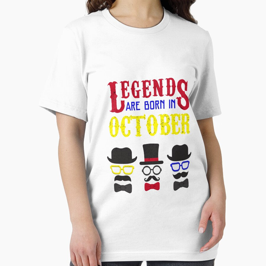 Legends Are Born In October And Are Librans by stuch75 T-Shirts, Hoodie, Sweatshirt | BlankRebels.com (Image 2)