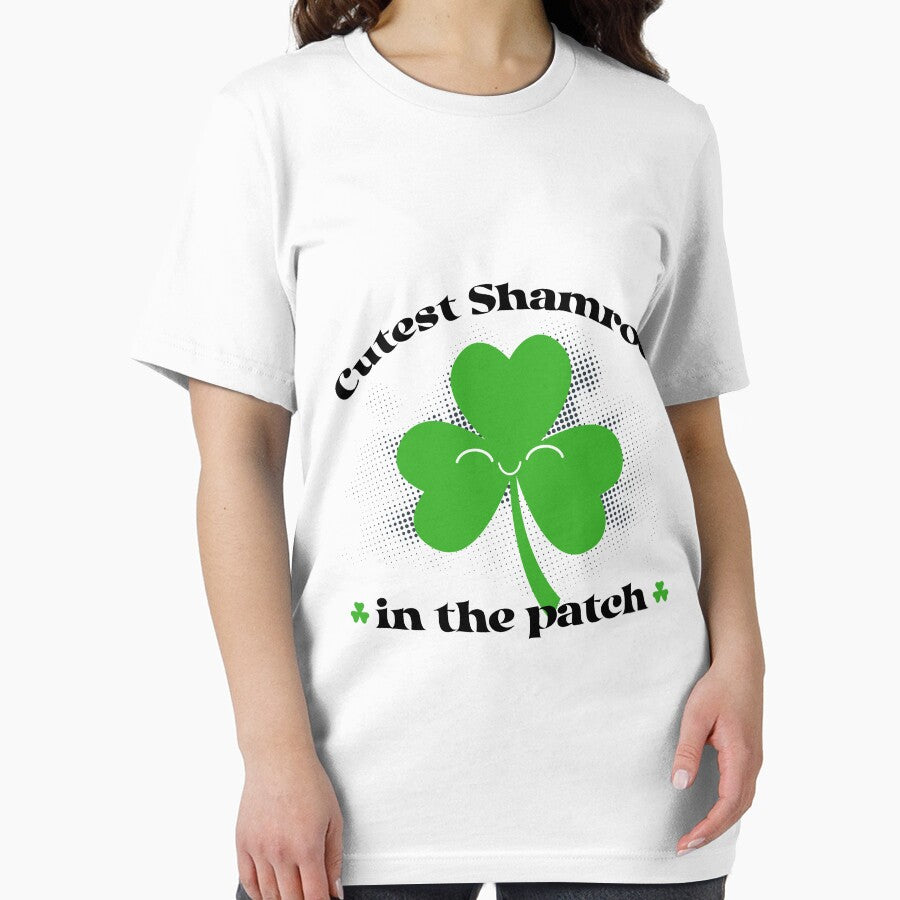 Cutest Shamrock St Patrick's Day White Shirts and Tops by q4success Hoodie, Sweatshirt | BlankRebels.com (Image 2)