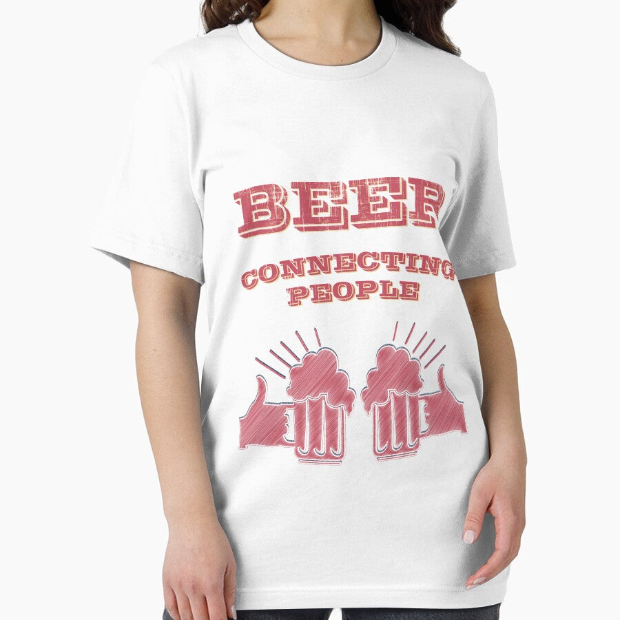 Beer connecting people - Funny beer saying. by tillhunter