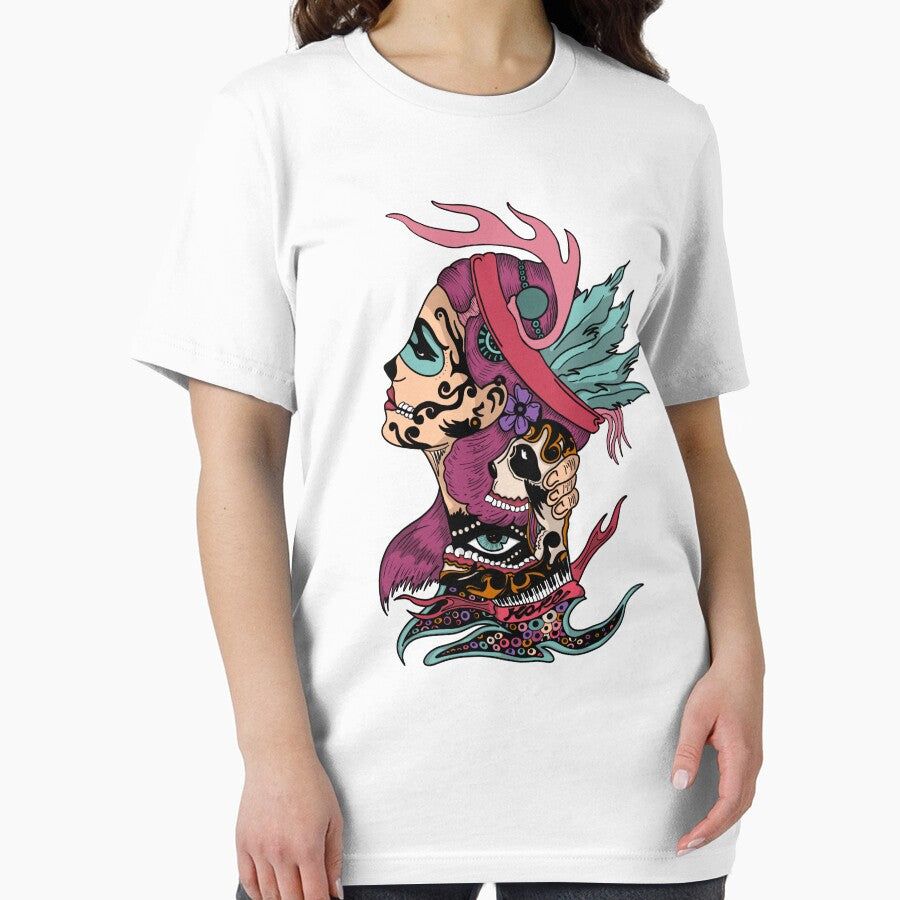 Carnival Woman Traditional Tattoo Style by elvintre T-Shirts, Hoodie, Sweatshirt | BlankRebels.com (Image 2)