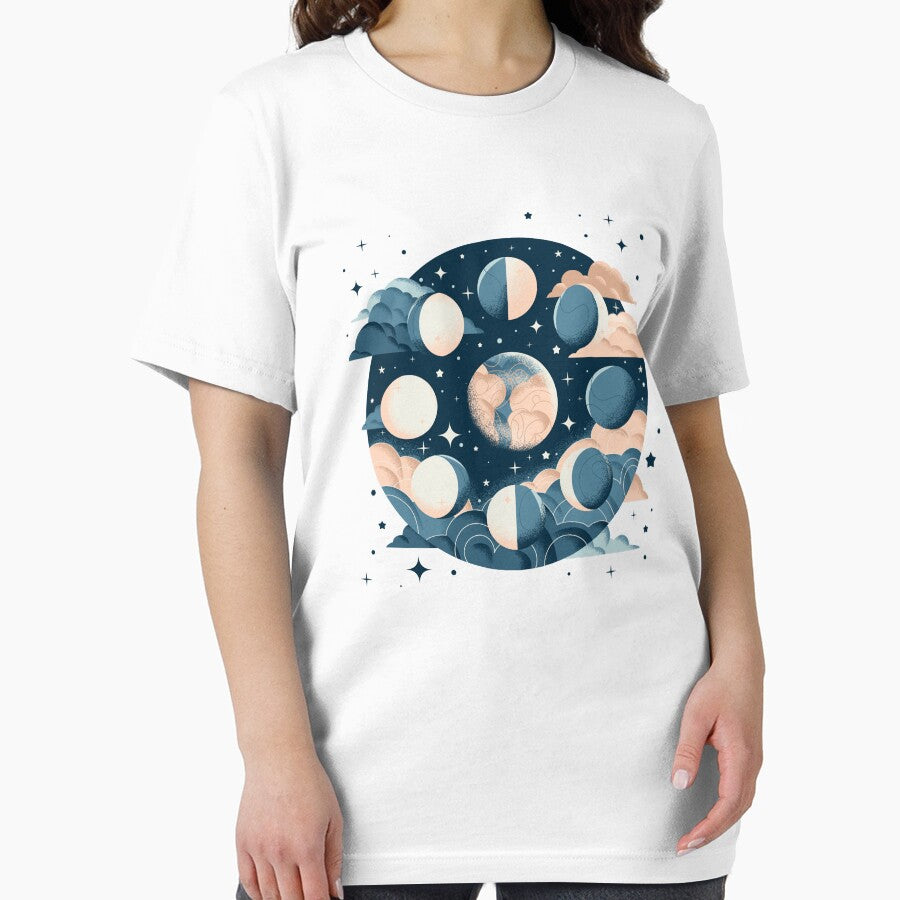 Moonlit Symphony: A Visual Guide to Moon Phases by enchantedrealm T-Shirts, Hoodie, Sweatshirt | BlankRebels.com (Image 2)