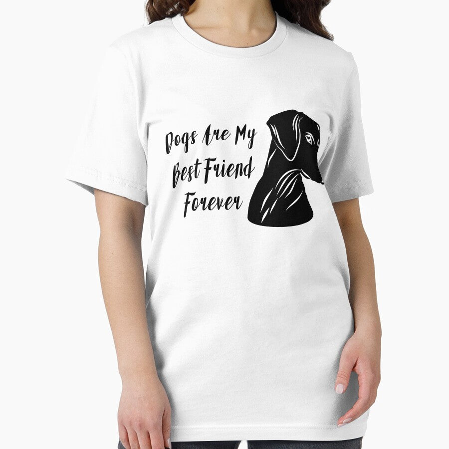 Dogs Are My Best Friend Forever Word and One Dog - Funny by Vasabi88 T-Shirts, Hoodie, Sweatshirt | BlankRebels.com (Image 2)
