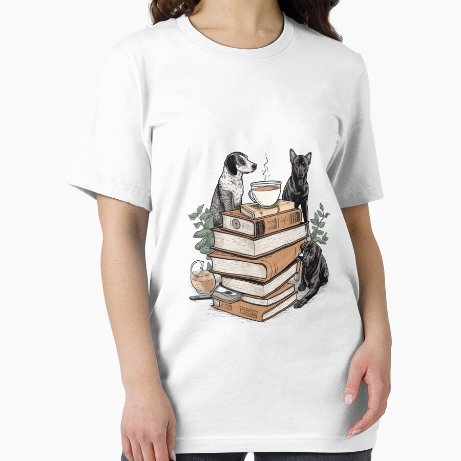 Books and Coffee and Dogs and Social Justice by Bjammer T-Shirts, Hoodie, Sweatshirt | BlankRebels.com (Image 2)