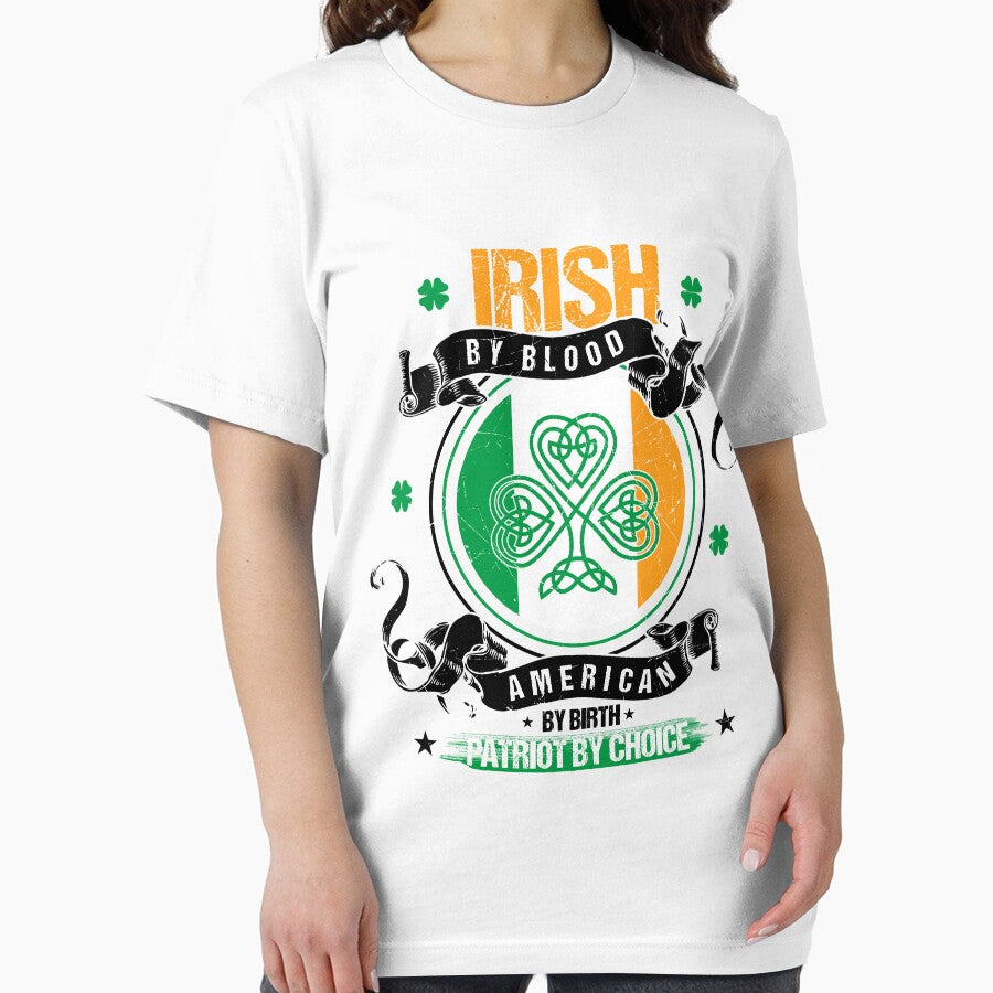 Irish By Blood St. Patrick's Day Tee Gift Idea by q4success Hoodie, Sweatshirt | BlankRebels.com (Image 2)