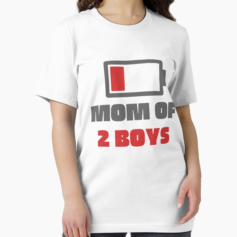 Vintage Mom of Two Boys Bold Typography by X-Trends T-Shirts, Hoodie, Sweatshirt | BlankRebels.com (Image 2)