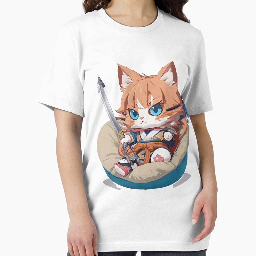Anime Cat samurai by deviatepolo