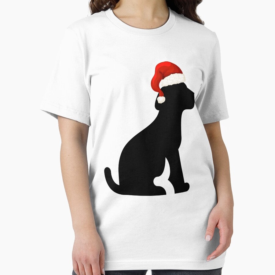 Black Dog In A Christmas Hat by Bend-The-Trendd T-Shirts, Hoodie, Sweatshirt | BlankRebels.com (Image 2)