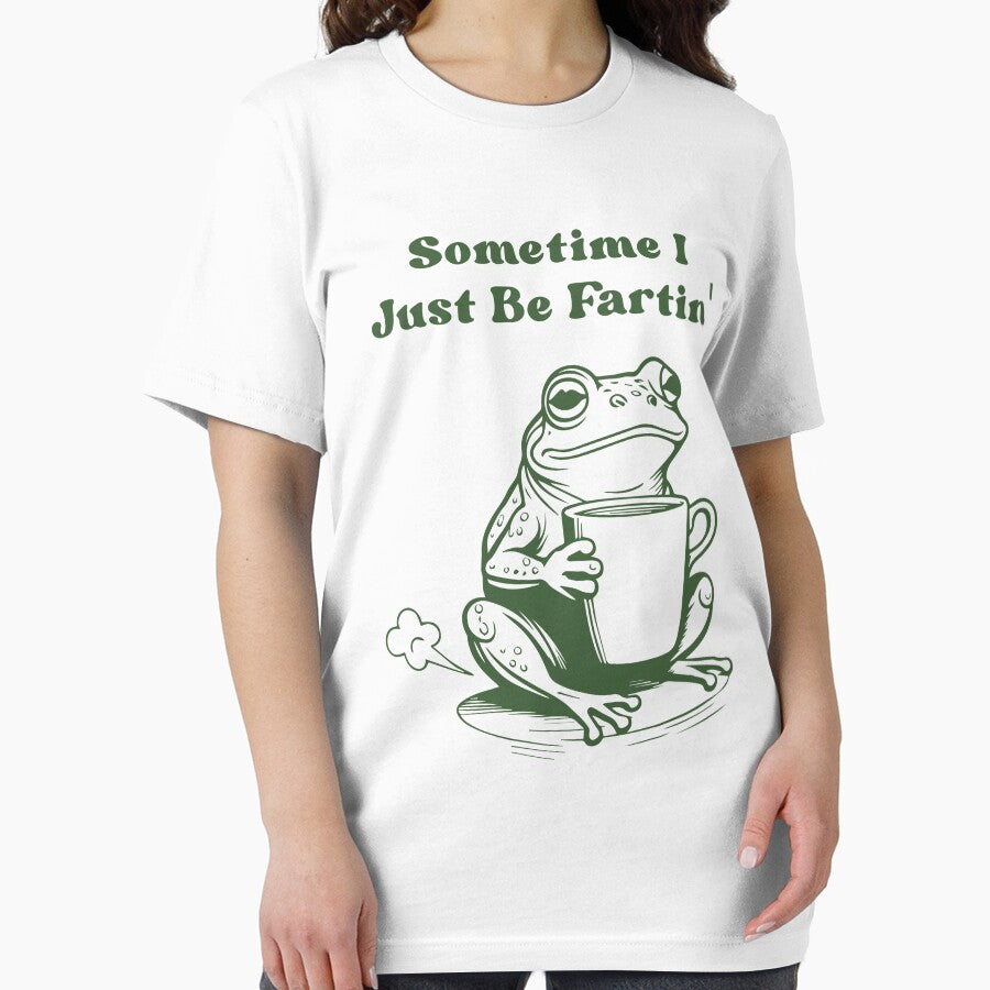 Sometimes I Just Be Fartin, Funny Frog, Unhinged, Weirdcore, Gag, Funny Meme, Quirky by toongstudio T-Shirts,... (Image 2)
