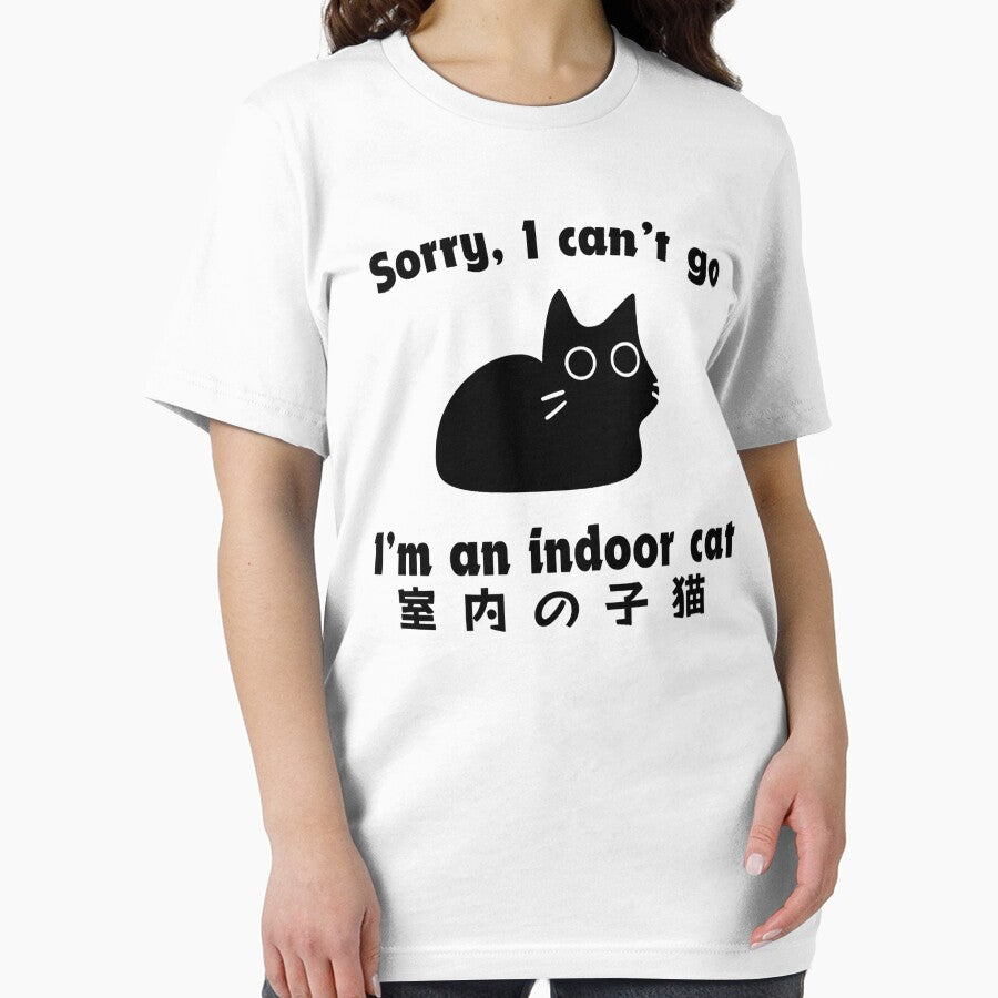 Sorry I Can't Go I'm an Indoor Cat Funny by IdealDo T-Shirts, Hoodie, Sweatshirt | BlankRebels.com (Image 2)