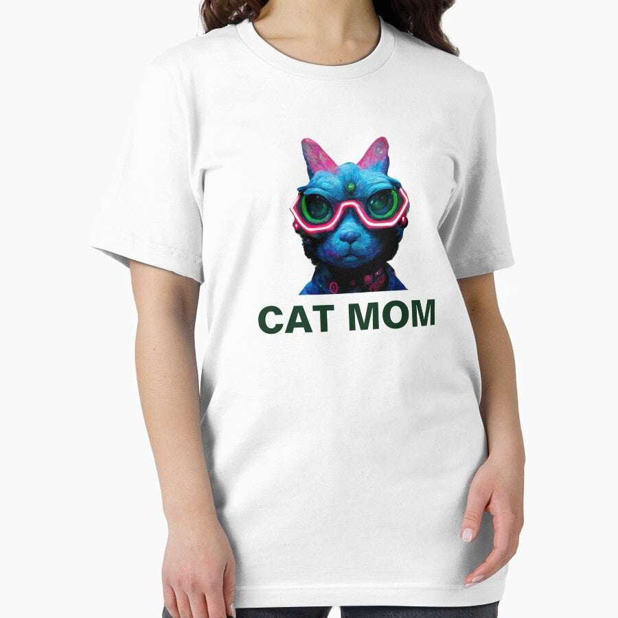 funky neon cat mom aesthetic by cocomelon168 T-Shirts, Hoodie, Sweatshirt | BlankRebels.com (Image 2)