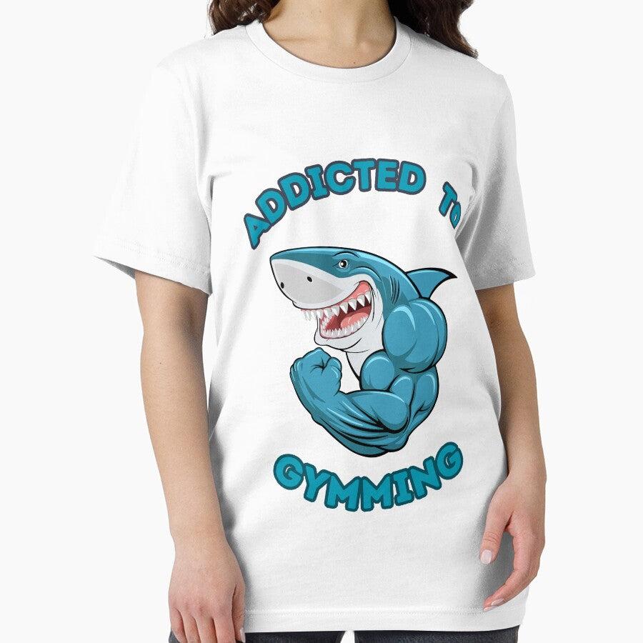 Addicted to Gymming- Classic Gift  of  Gym essentials for Gymn Lovers by mndesignworx T-Shirts, Hoodie, Sweatshirt (Image 2)