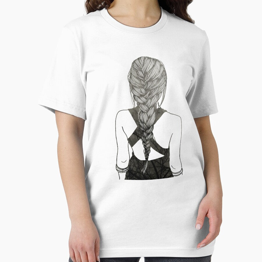 I love This Art Beautiful Girl Natural Background Theme effect by Tshirtstory T-Shirts, Hoodie, Sweatshirt (Image 2)