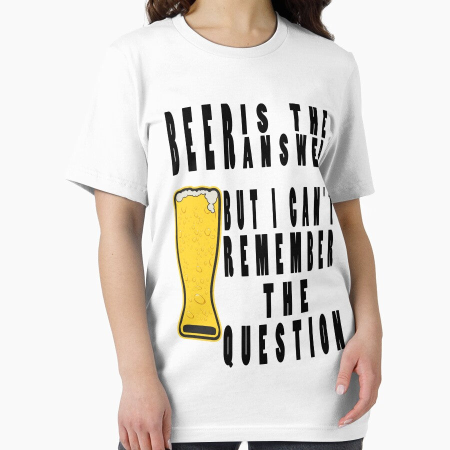 Beer is an answer - Funny beer saying. by tillhunter