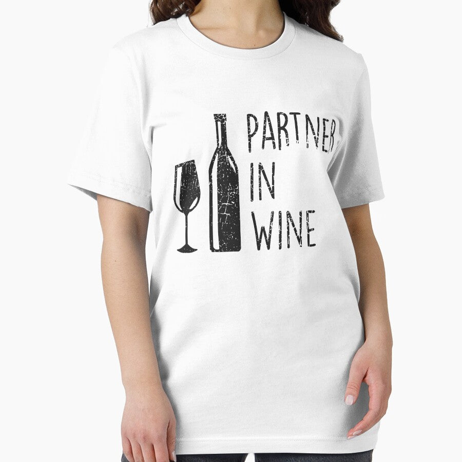 Partners In Wine, Alcohol Loving Wine Tasting T-Shirt by rhonstoppable27 Hoodie, Sweatshirt | BlankRebels.com (Image 2)