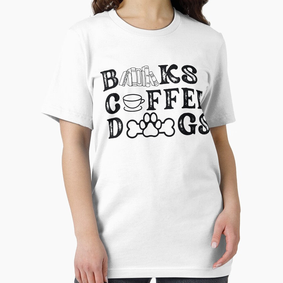 Books And Coffee And Dogs by Cheeeeky T-Shirts, Hoodie, Sweatshirt | BlankRebels.com (Image 2)