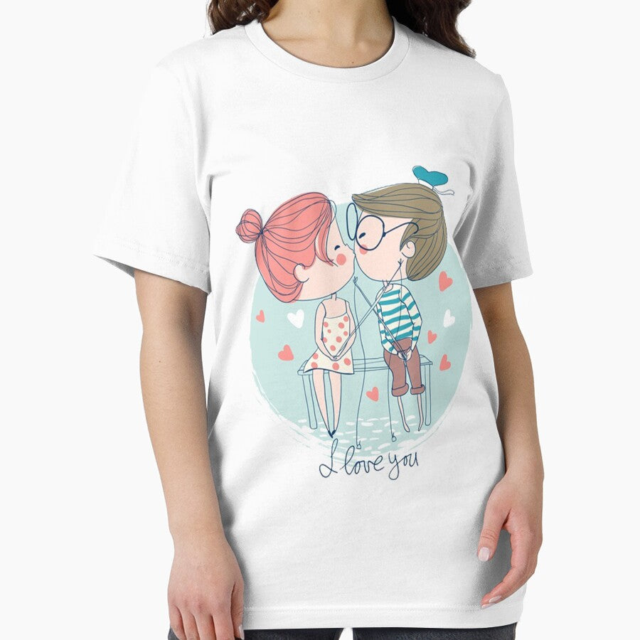 Cute Couple's Love Story in a Snapshot by trendarmy T-Shirts, Hoodie, Sweatshirt | BlankRebels.com (Image 2)