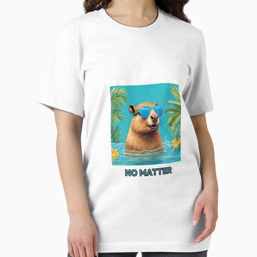 No Matter Chill Capybara Design by ykac-tstore T-Shirts, Hoodie, Sweatshirt | BlankRebels.com (Image 2)
