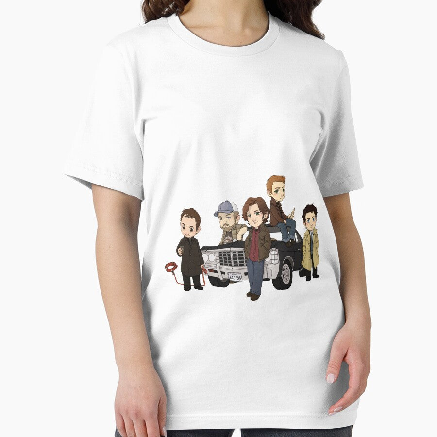 Supernatural Cartoon Design by charlielowlowe T-Shirts, Hoodie, Sweatshirt | BlankRebels.com (Image 2)