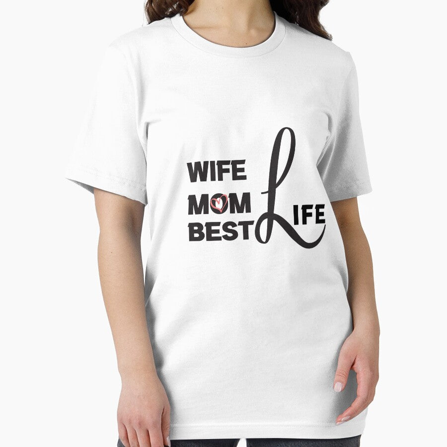 Wife Life Mom Life Best Life,  Funny gifts For Mom Christmas Mom Gift by Hna789 T-Shirts, Hoodie, Sweatshirt (Image 2)