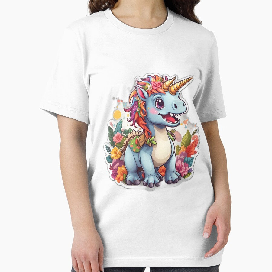 Unicorn Dinosaur, T-Rex Funny Unicorns Party Rainbow Squad Gifts for Kids Boys Girls by teesBYAlioui T-Shirts,... (Image 2)
