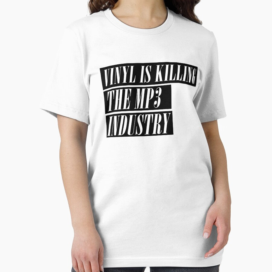 VINYL IS KILLING THE MP3 INDUSTRY DJ TSHIRT by Jack Buck Hoodie, Sweatshirt | BlankRebels.com (Image 2)
