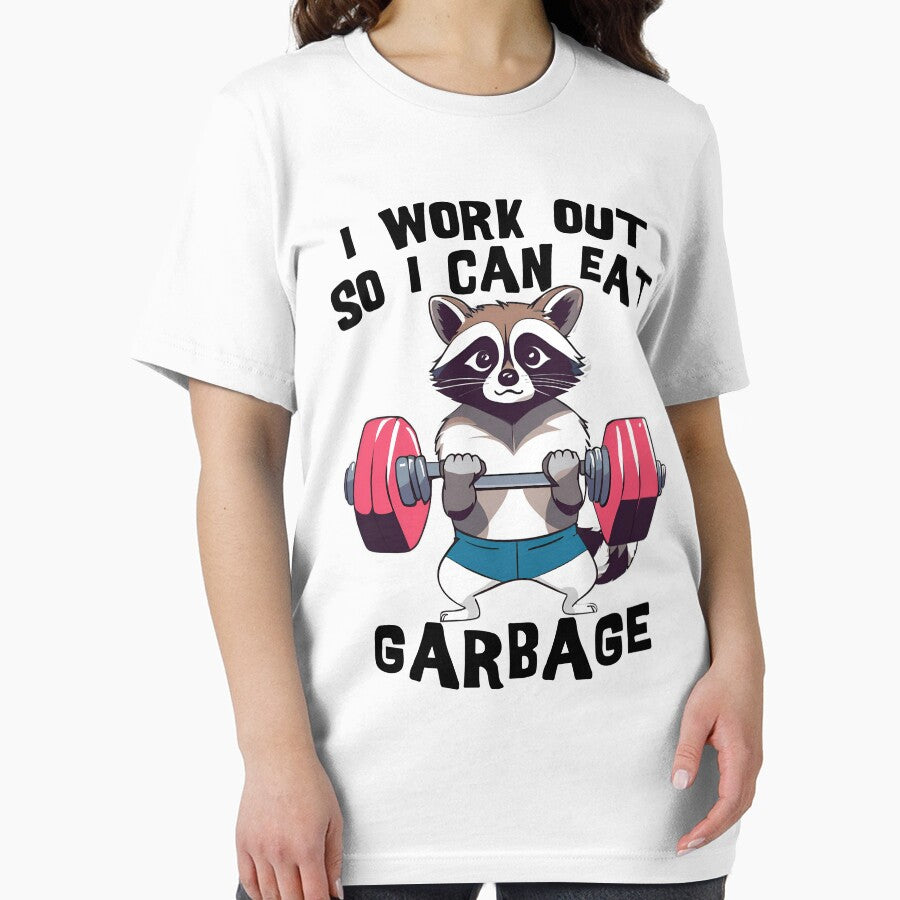I Workout So I Can Eat Garbage Funny Saying by Charmode T-Shirts, Hoodie, Sweatshirt | BlankRebels.com (Image 2)