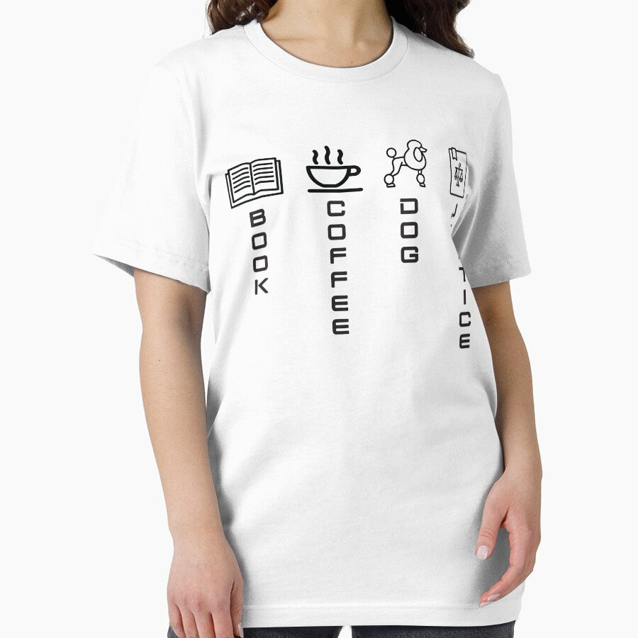 Books And Coffee And Dog And Social Justice Essential by Luxury style brand T-Shirts, Hoodie, Sweatshirt (Image 2)