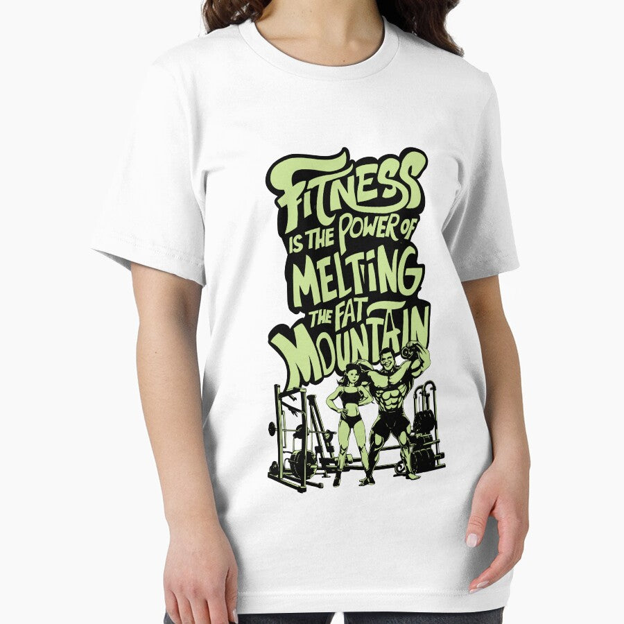 Fitness is the Power of Melting the Fat Mountain V9 by BDLuck2021 T-Shirts, Hoodie, Sweatshirt | BlankRebels.com (Image 2)