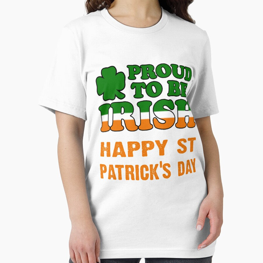 Happy St Patricks Day Proud to be Irish by CoolApparelShop T-Shirts, Hoodie, Sweatshirt | BlankRebels.com (Image 2)
