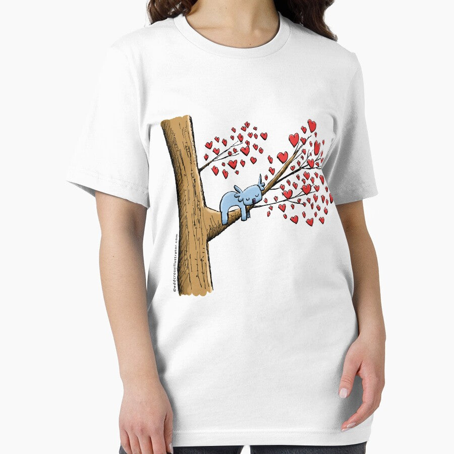 Cute Sleeping Koala on Tree with Hearts by eddcross T-Shirts, Hoodie, Sweatshirt | BlankRebels.com (Image 2)