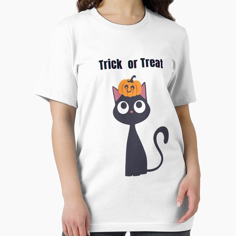 Trick or Treat Cat,  Halloween Pumpkin Design by StillOdd T-Shirts, Hoodie, Sweatshirt | BlankRebels.com (Image 2)