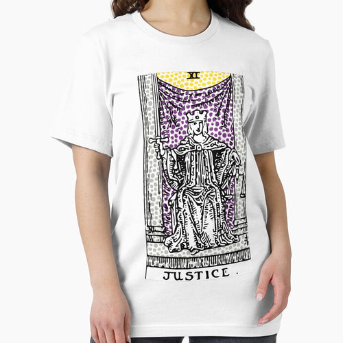11 - Justice - A Tarot Print by Annalee Beer T-Shirts, Hoodie, Sweatshirt | BlankRebels.com (Image 2)