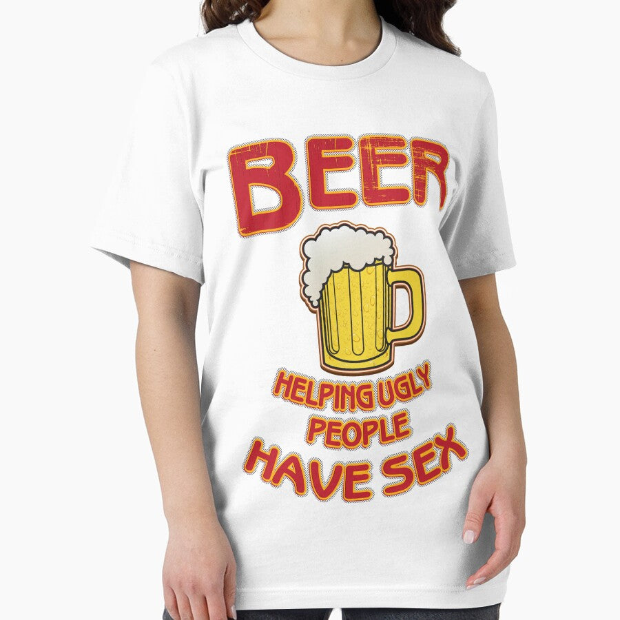 Beer helping ugly people have sex - Funny beer saying. by tillhunter
