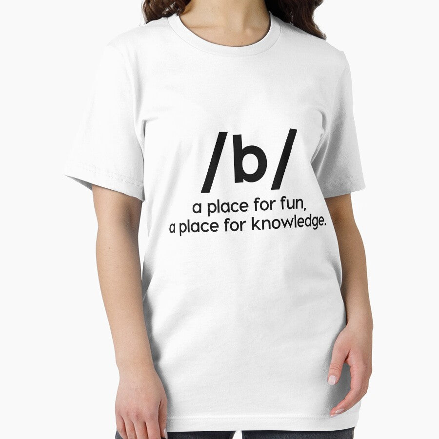 Board /b/ A Place For Fun T-Shirt & Stickers (Image 2)