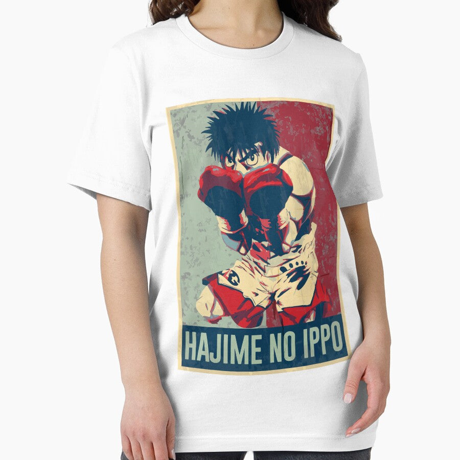 Hajime no Ippo in hope + distressed style by deathanarchy
