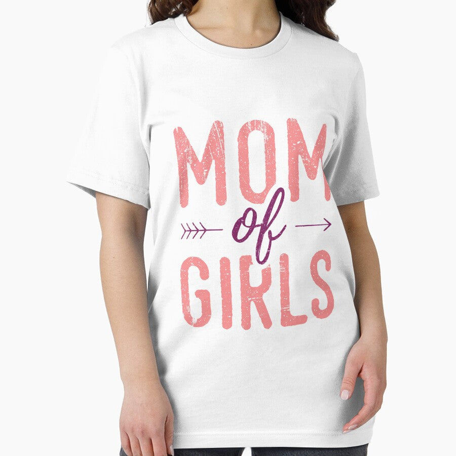 Mom of Girls - Distressed Design for Mothers of Daughters by Theodore Cory T-Shirts, Hoodie, Sweatshirt (Image 2)