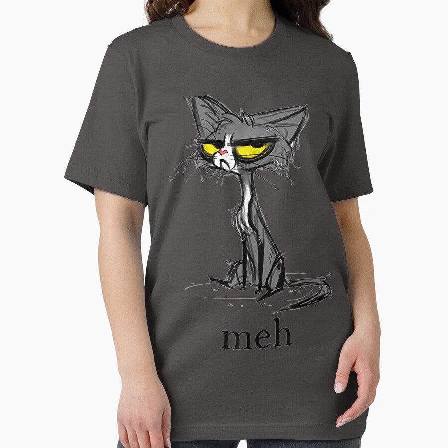Funny Meh Cat Gift for Cat Lovers by studiorabit T-Shirts, Hoodie, Sweatshirt | BlankRebels.com (Image 2)
