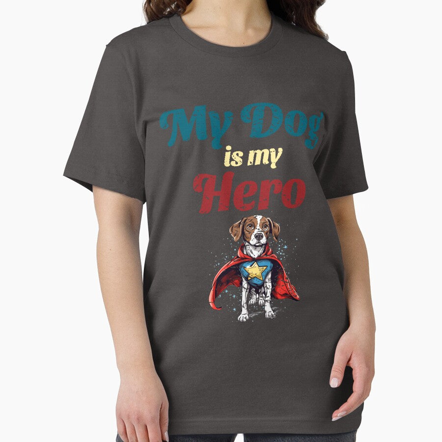 My Dog Is My Hero (Medium Dog Version) - Dog Lovers Tees by GVRDesign Hoodie, Sweatshirt | BlankRebels.com (Image 2)