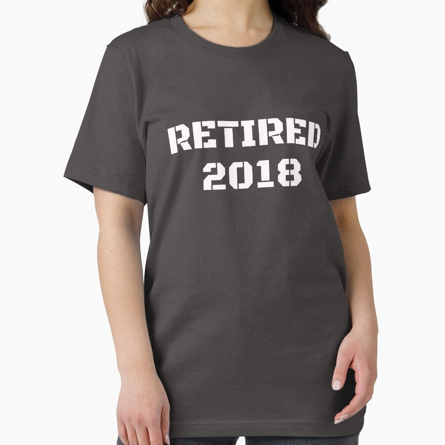 Funny Retired 2018 Shirt For Retirement Party or Gift by Orange Pieces Hoodie, Sweatshirt | BlankRebels.com (Image 2)