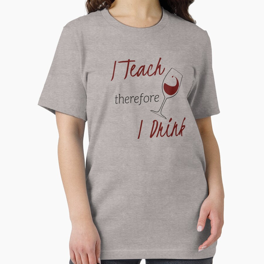 I Teach Therefore I Drink by TotalDesign T-Shirts, Hoodie, Sweatshirt | BlankRebels.com (Image 2)