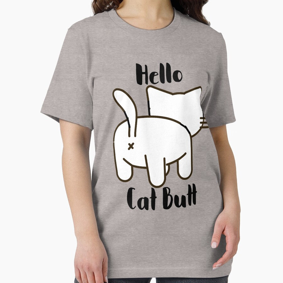 Cute Hello Cat Butt T-Shirts, Hoodie, Sweatshirt