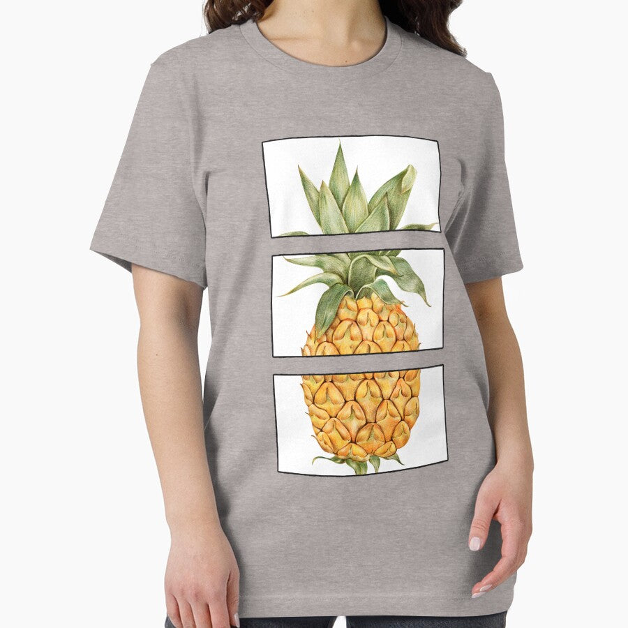 Pineapple Vintage Illustration by Happy Puppy Print On Demand T-Shirts, Hoodie, Sweatshirt | BlankRebels.com (Image 2)