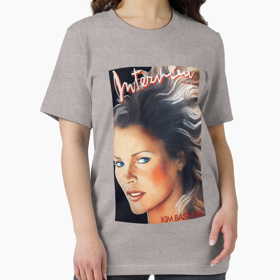 Kim Basinger- Interview Magazine Retro Art Print Long by ZaneHalvorson T-Shirts, Hoodie, Sweatshirt (Image 2)