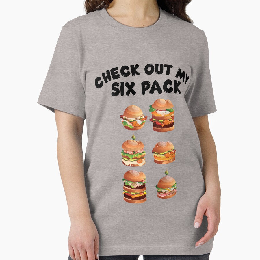 Check Out My Six Pack Cheeseburger Cheese Burger Gear by DynamicDesign T-Shirts, Hoodie, Sweatshirt (Image 2)