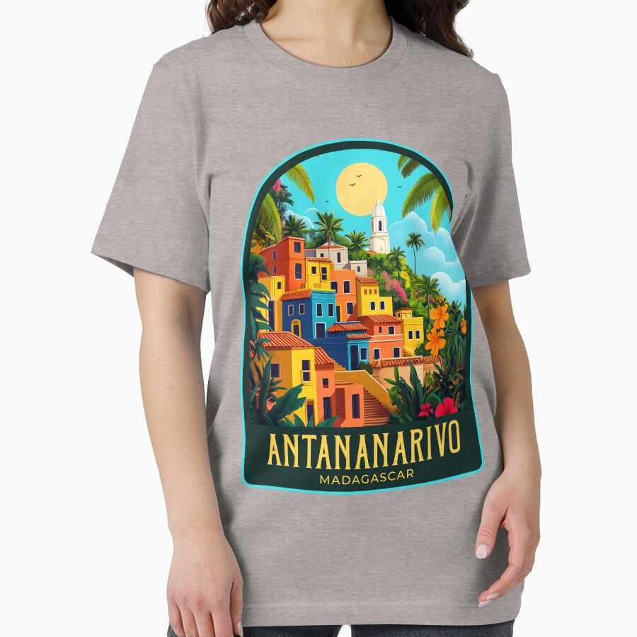 Antananarivo Vintage Travel Illustration T-Shirts, Hoodie, Sweatshirt
