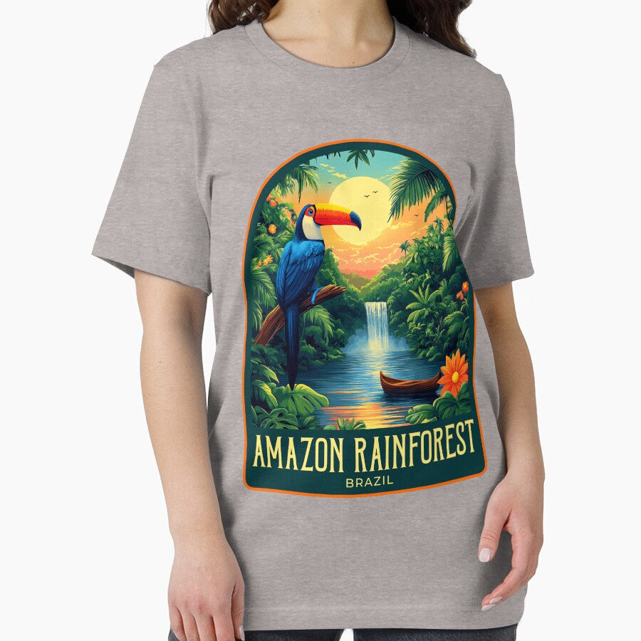 Amazon Rainforest Vintage Travel Illustration T-Shirts, Hoodie, Sweatshirt