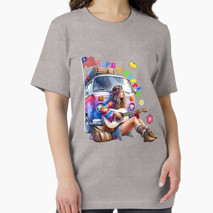 Super Hippie Girl by JNgraphictopia T-Shirts, Hoodie, Sweatshirt | BlankRebels.com (Image 2)